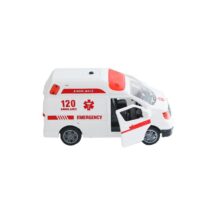 YY2020-17A Çek Bırak Sesli ve Işıklı Ambulans Minibüs -Kızılkaya Oyuncak