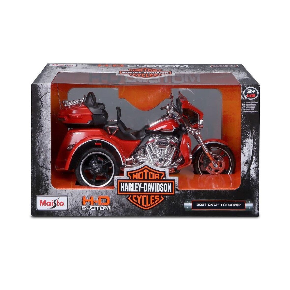 MAY 32337 Harley Davidson 2021 CVO TRI Motorsiklet 1:12 -Necotoys