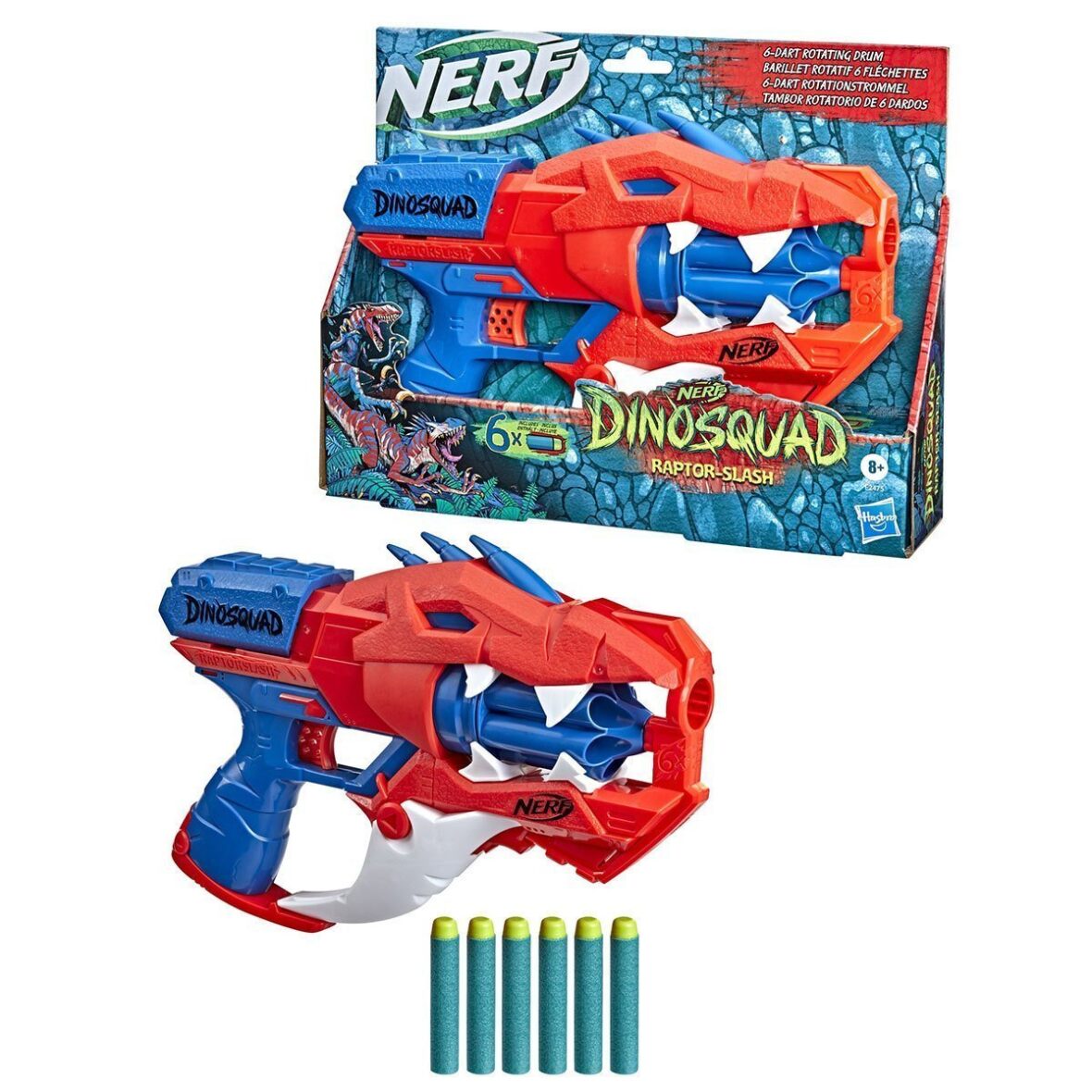 F2475 Nerf Dinosquad Raptor-Splash +8 yaş