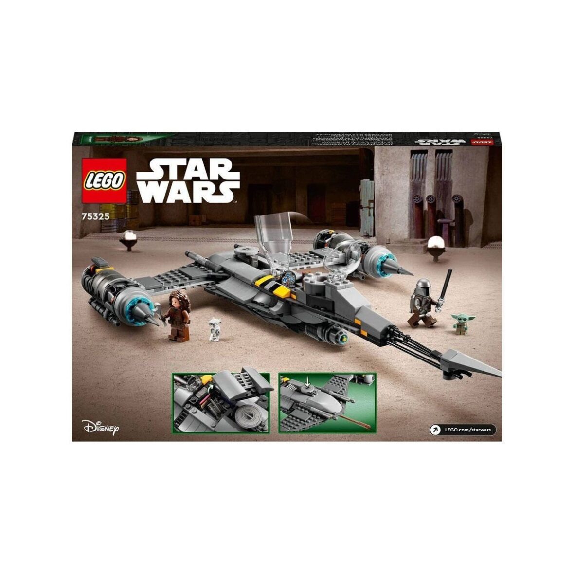 75325 LEGO® Star Wars™ Mandalorian’ın N-1 Starfighter™’ı 412 parça +9 yaş