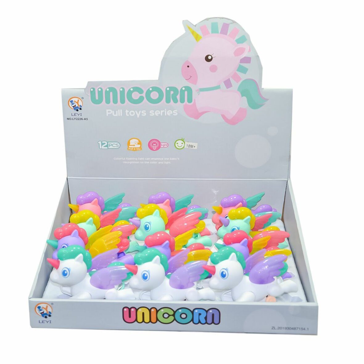 LY2226-A5 Displayde Pilli Işıklı Unicorn – Birlik Toys