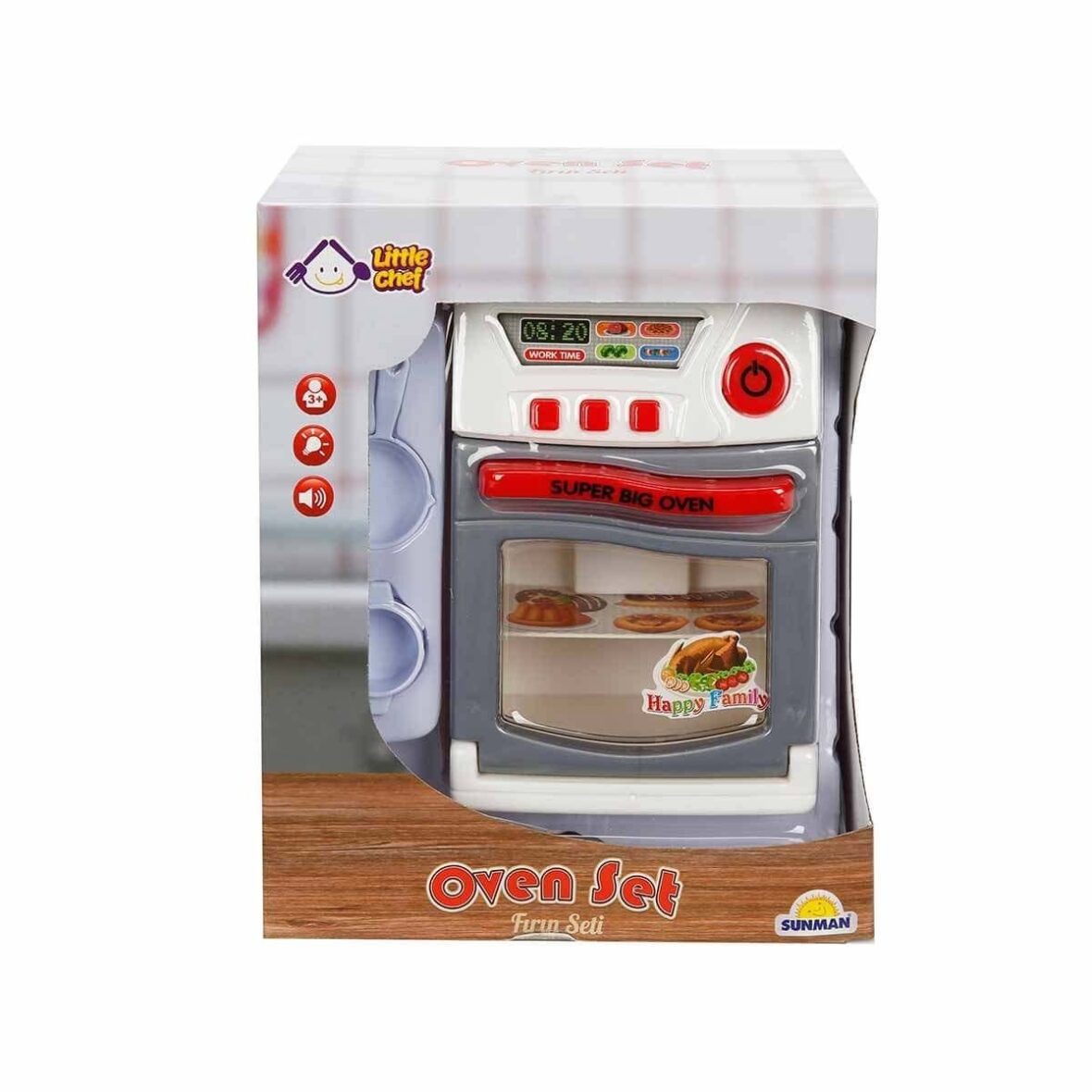 2733 Little Chef Sesli Ve Işıklı Mini Fırın -Sunman