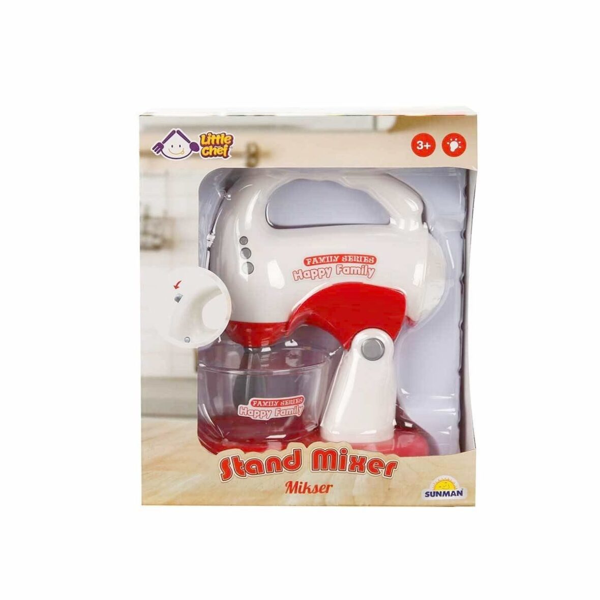 2735  Little Chef Işıklı Mini Mikser -Sunman