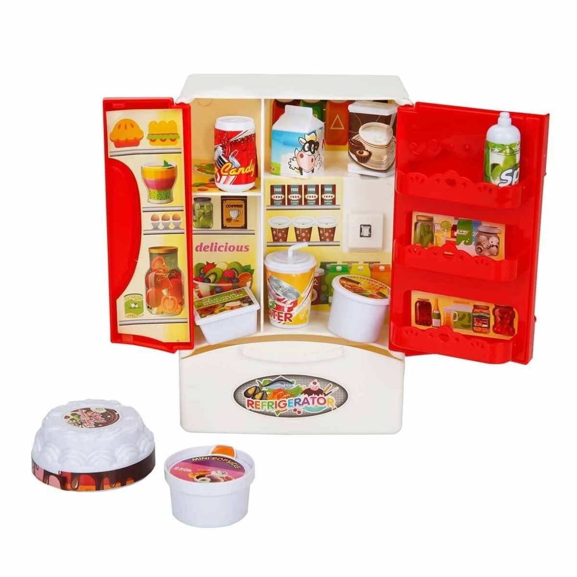 2736 Little Chef Müzikli Ve Işıklı Mini Buzdolabı -Sunman