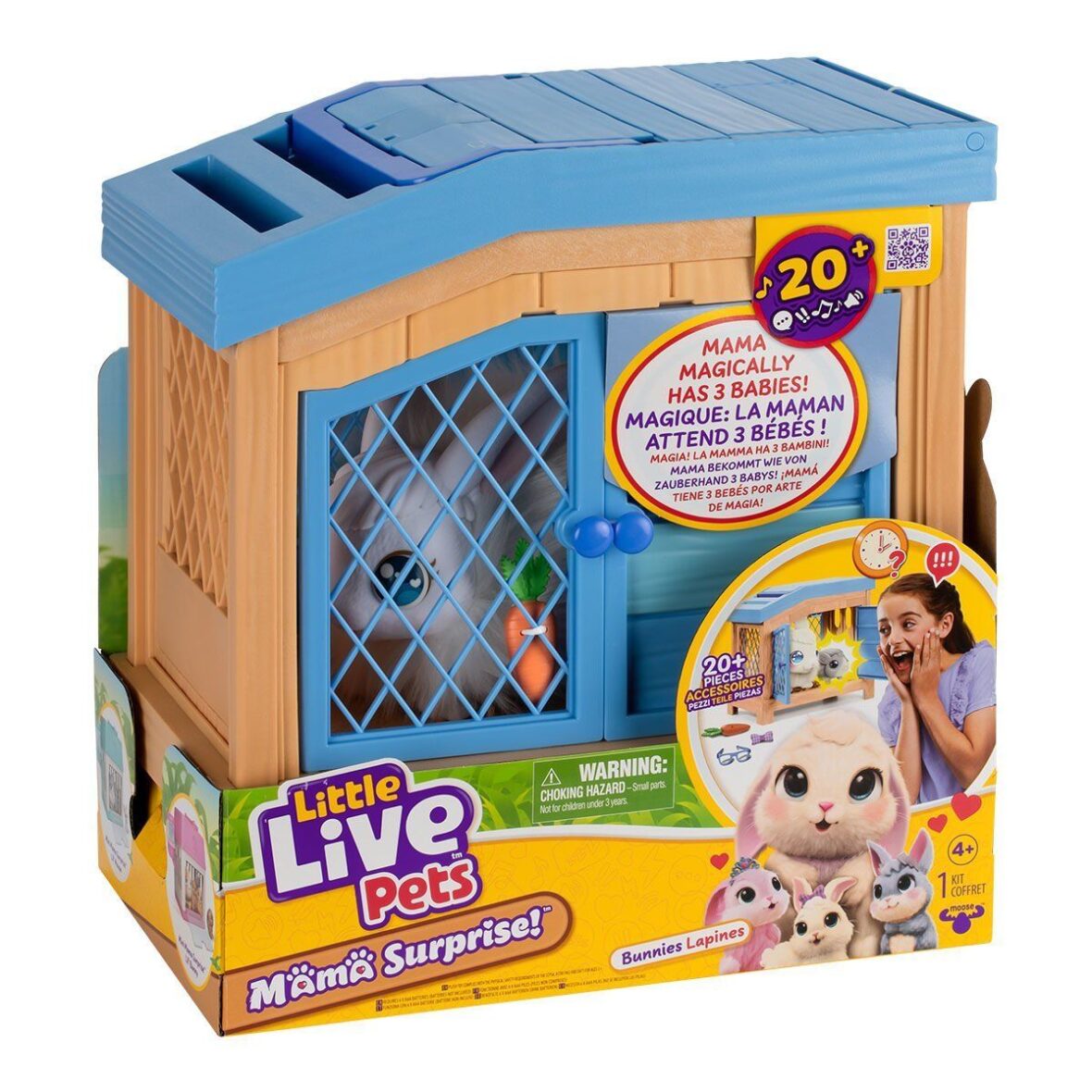 LP303000 Little Live Pets Anne Tavşan ve Yavruları Oyun Seti – 26593