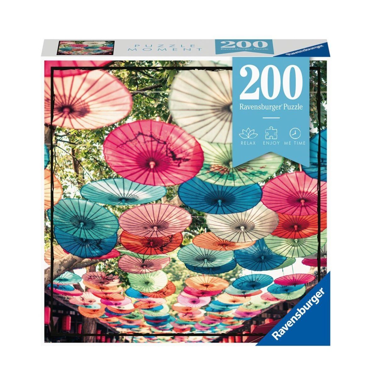 133079 Ravensburger, Şemsiyeler – 200 Parça Puzzle