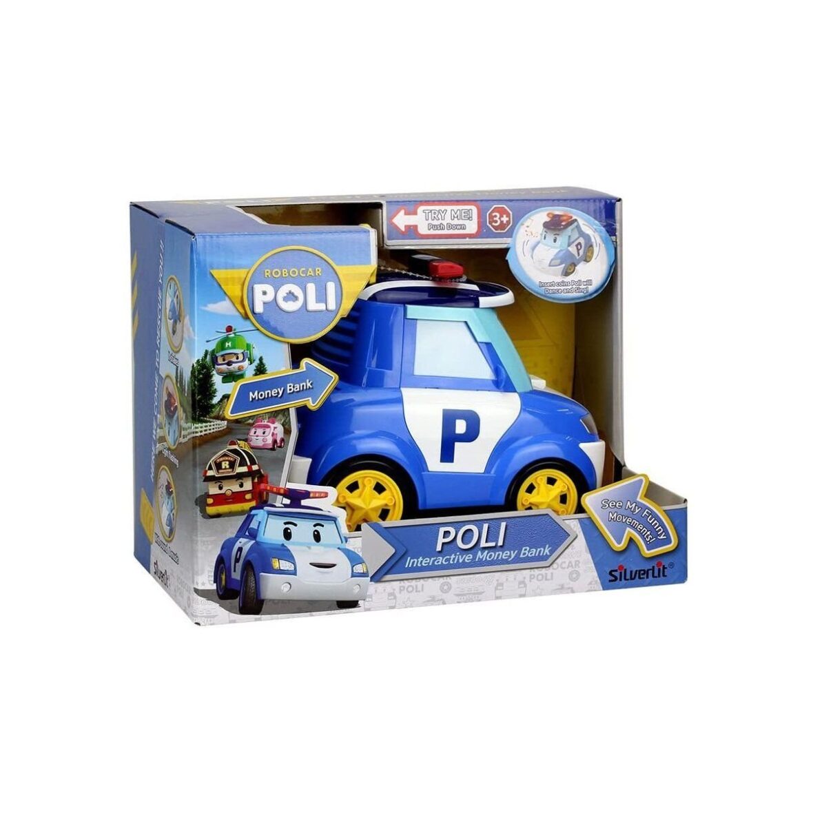 POLI/83323 Robocar Poli Sesli ve Işıklı Araç Kumbara