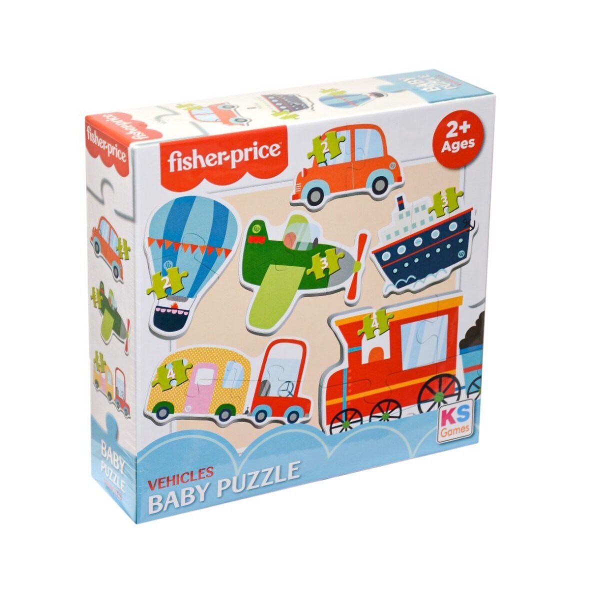 FP 13415 Fisher Price Baby Puzzle Vehicles