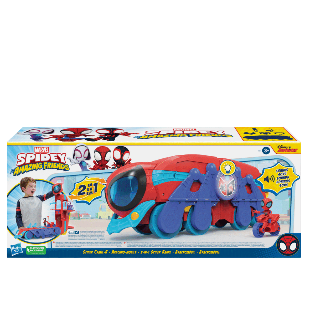 F3721 Spidey ve İnanılmaz Arkadaşları – Örümcek Komuta Aracı +3 yaş