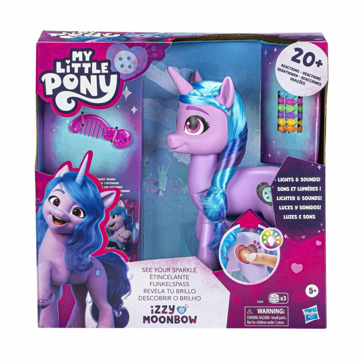 F3870 My Little Pony – Işıklı ve Sesli Izzy Moobow Oyun Seti +3 yaş