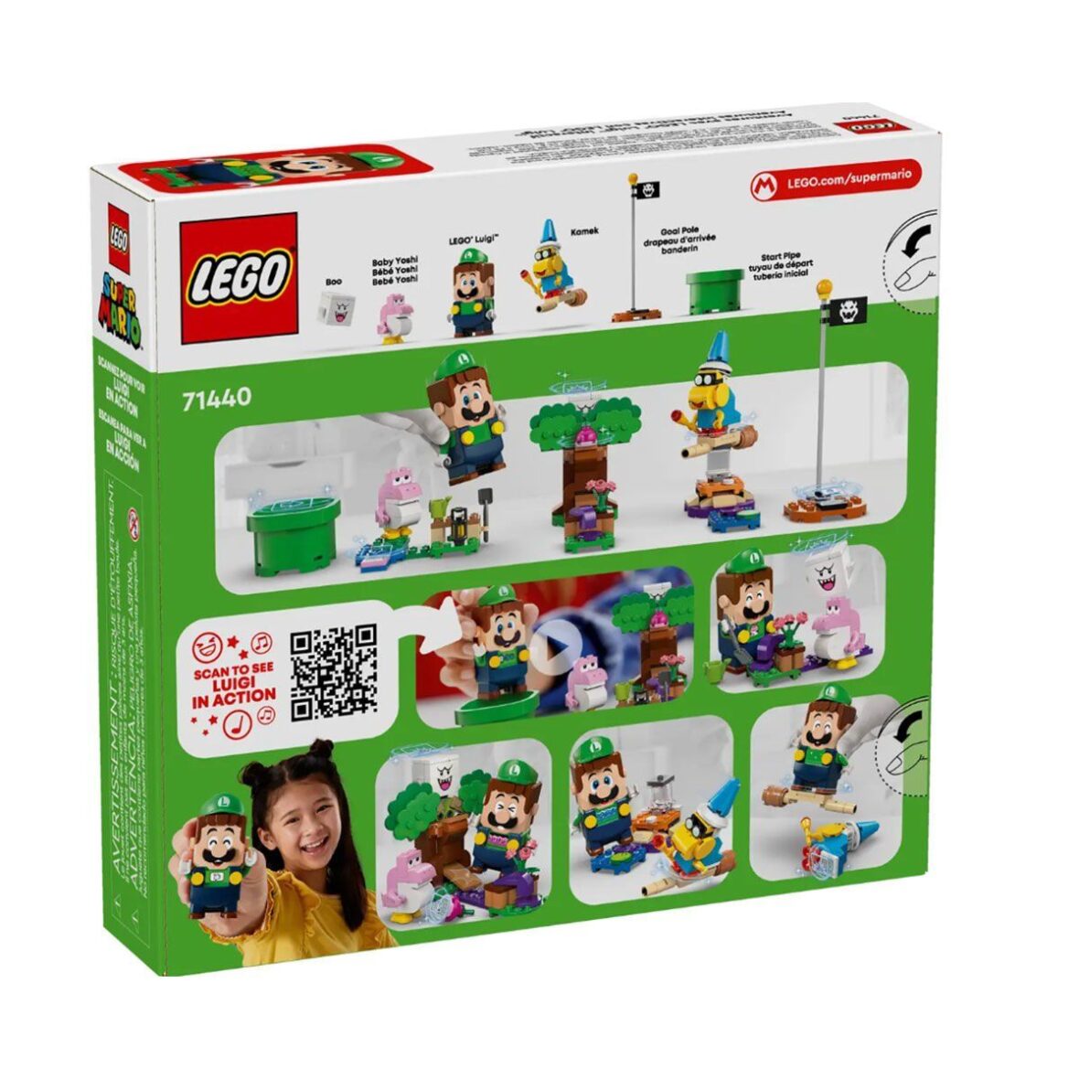 71440 Lego Super Mario İnteraktif Luigi ile Maceralar 210 parça +7yaş