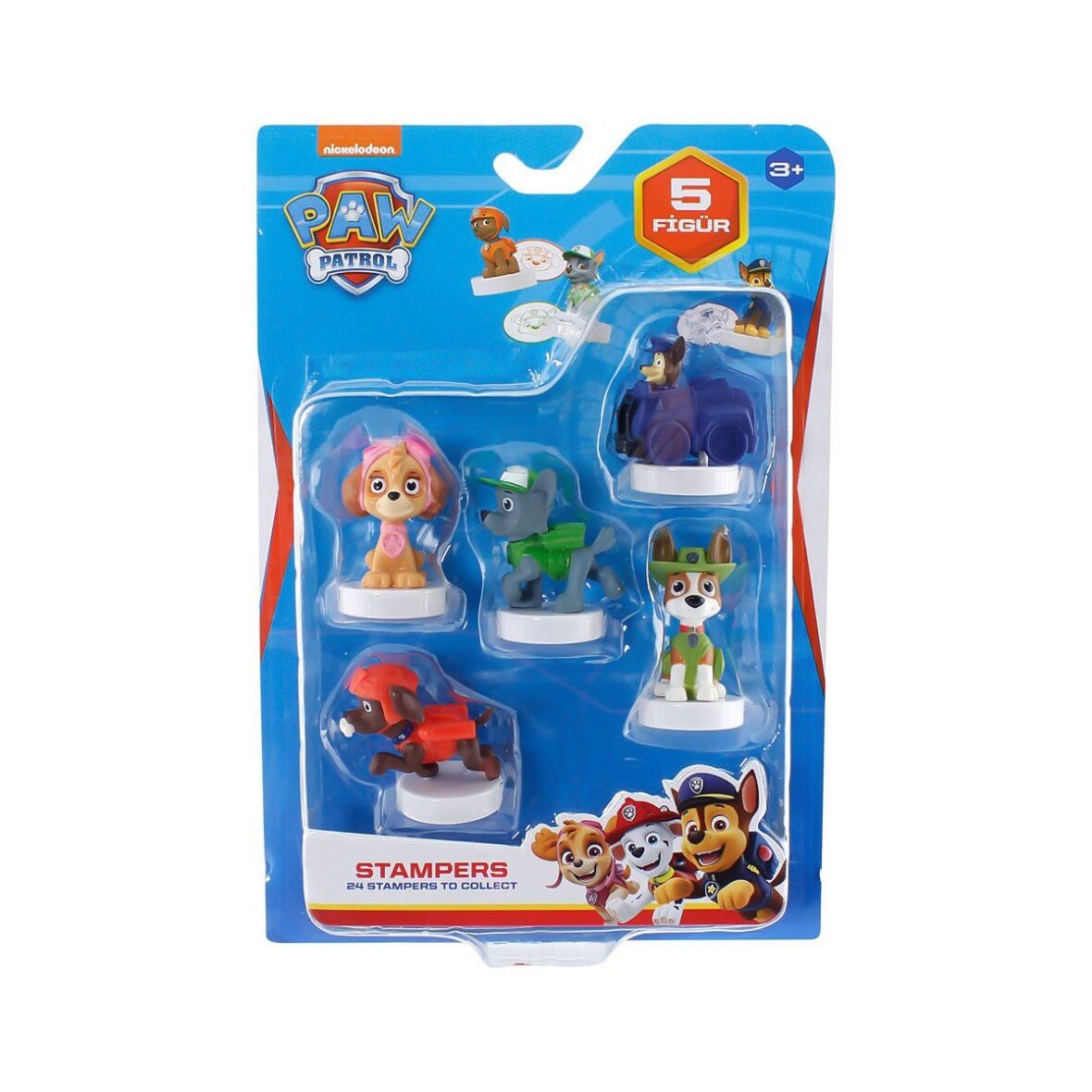 PMI PAW5040 Paw Patrol Stampers 5’li Figür Seti -Necotoys