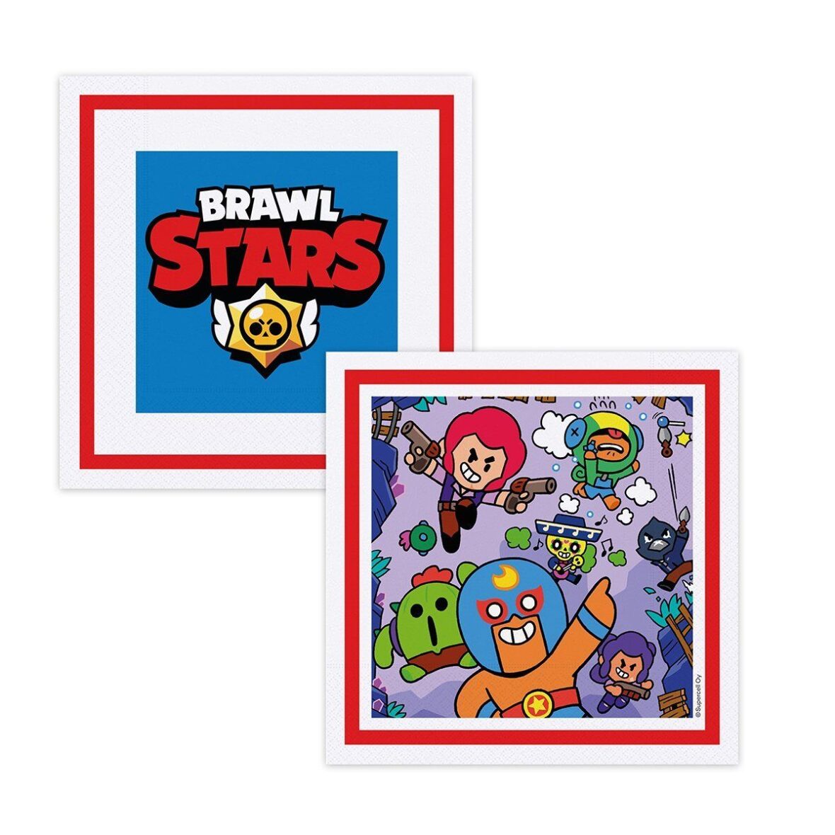 LSB4083 Brawl Stars, 16 adet Peçete 33x33cm