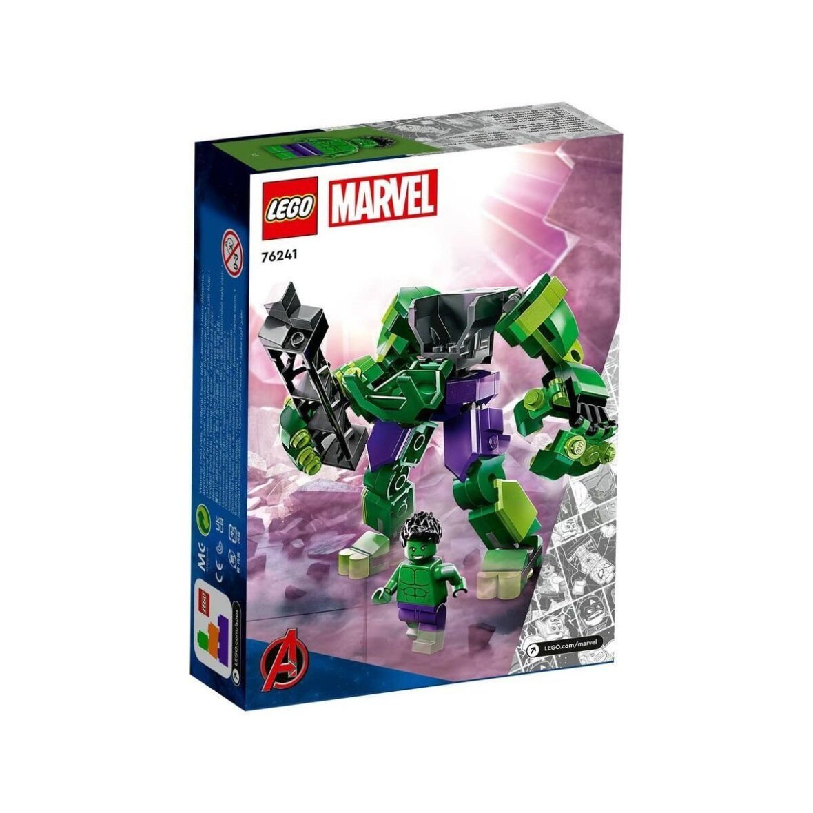 76241 Lego Marvel – Hulk Robot Zırhı 138 parça +6 yaş