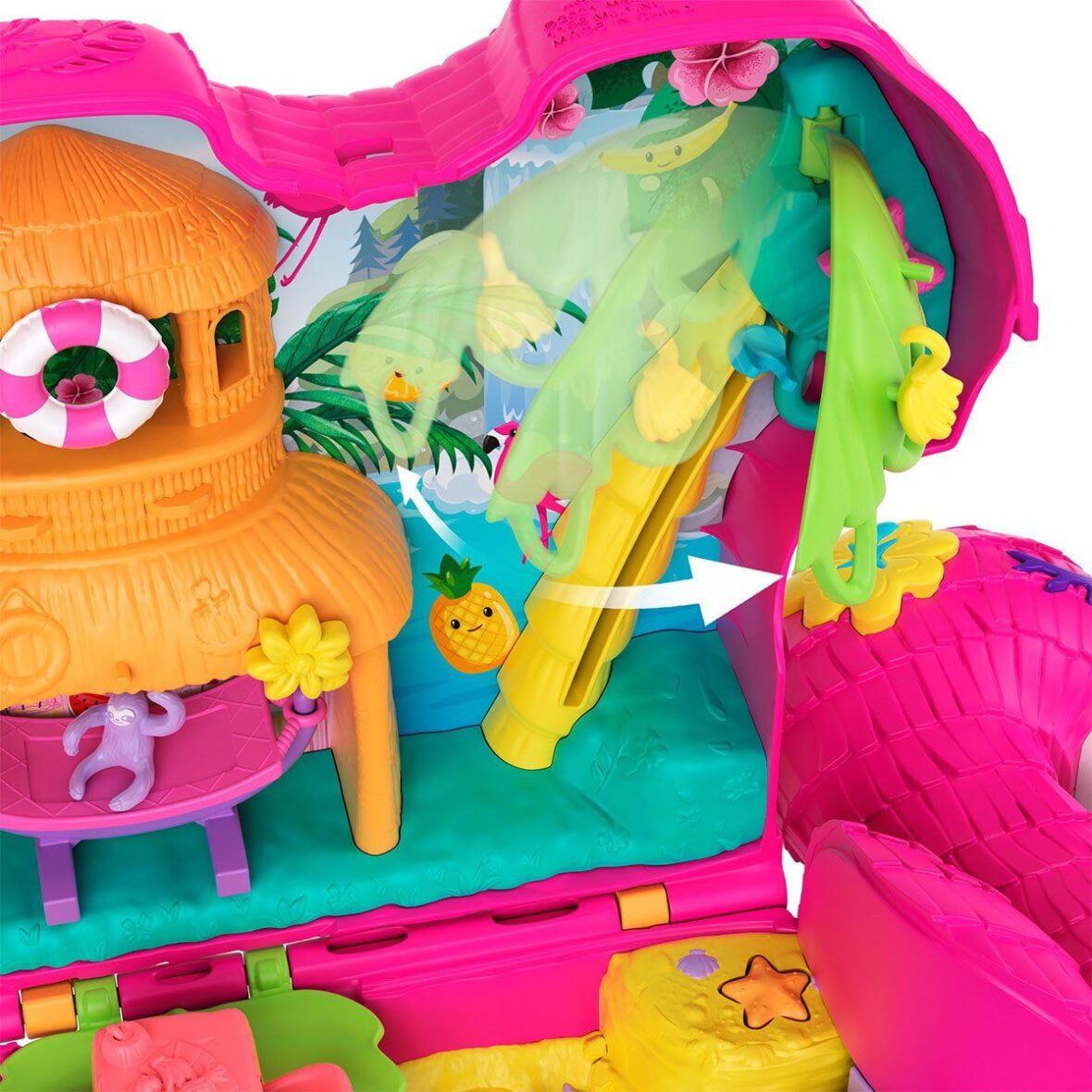 HGC41 Polly Pocket Flamingo Partisi Oyun Seti