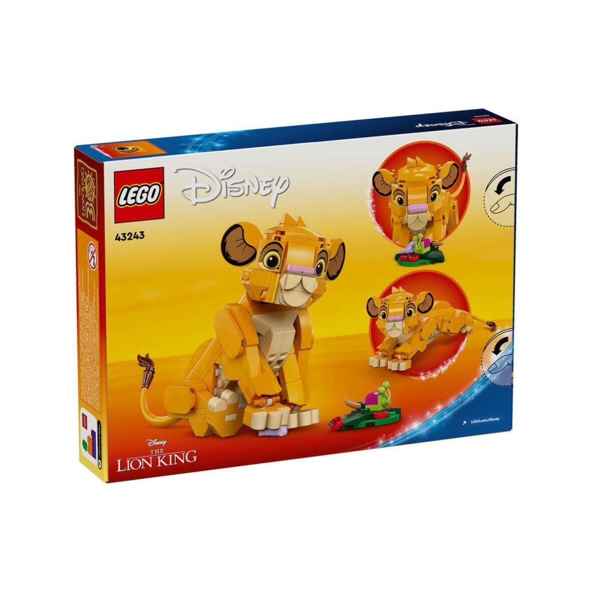 43243 Lego Disney Aslan Kral Yavru Simba 222 parça +6 yaş