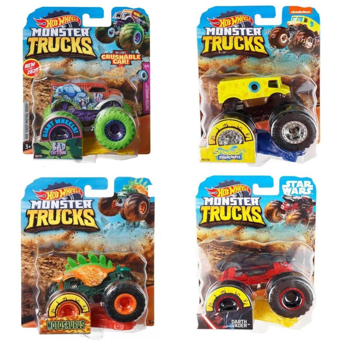 Monster Trucks 1:64 Arabalar