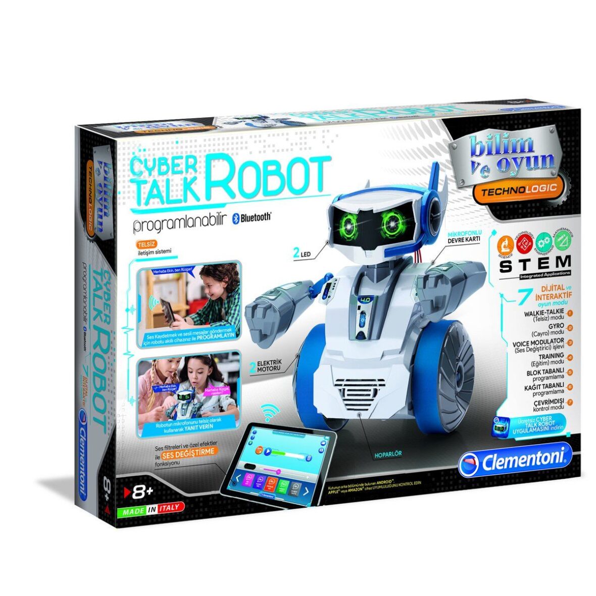 64447 Cyber Talk Robot – Robotik Laboratuvarı +8 yaş