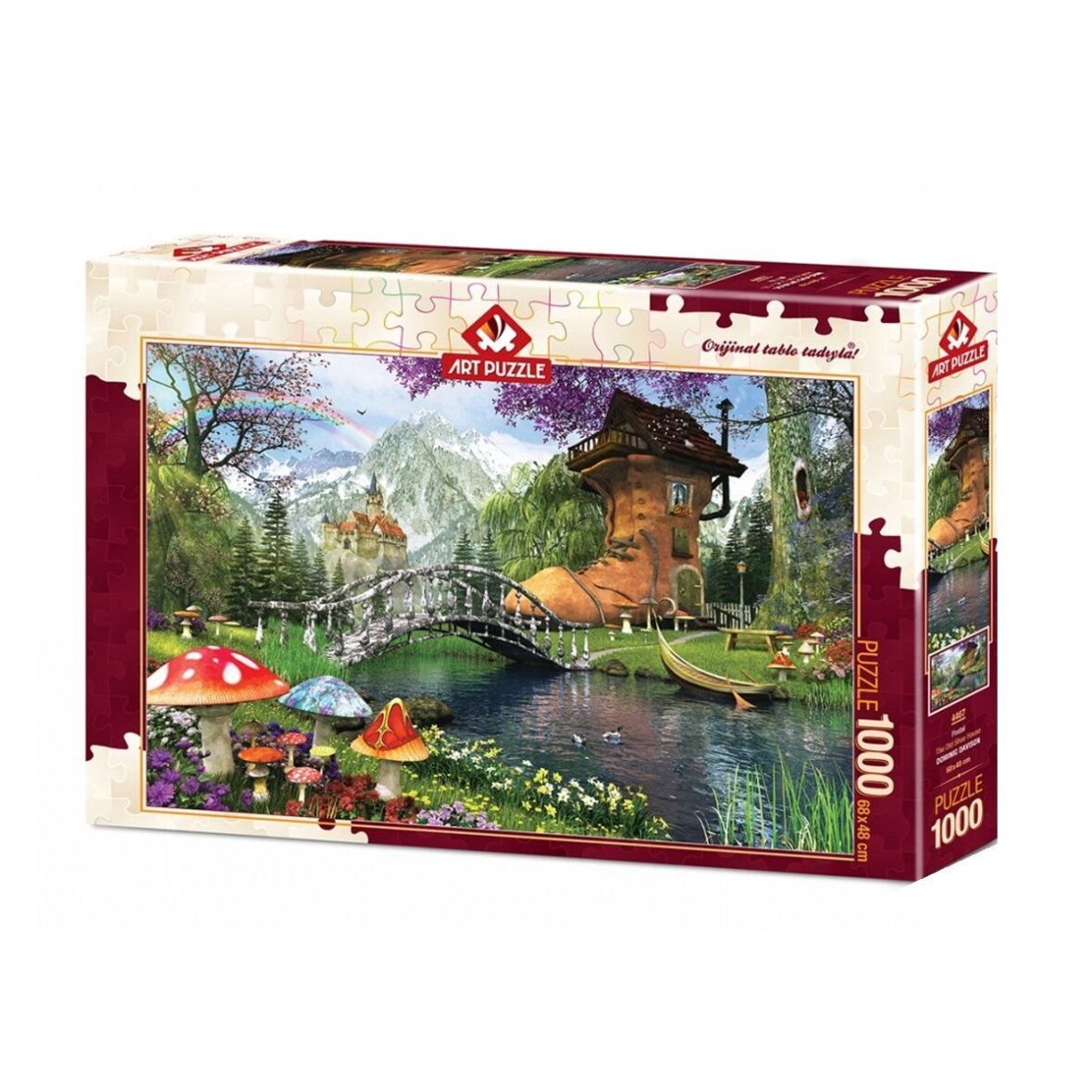 4467 Art Puzzle Postal 1000 Parça Puzzle