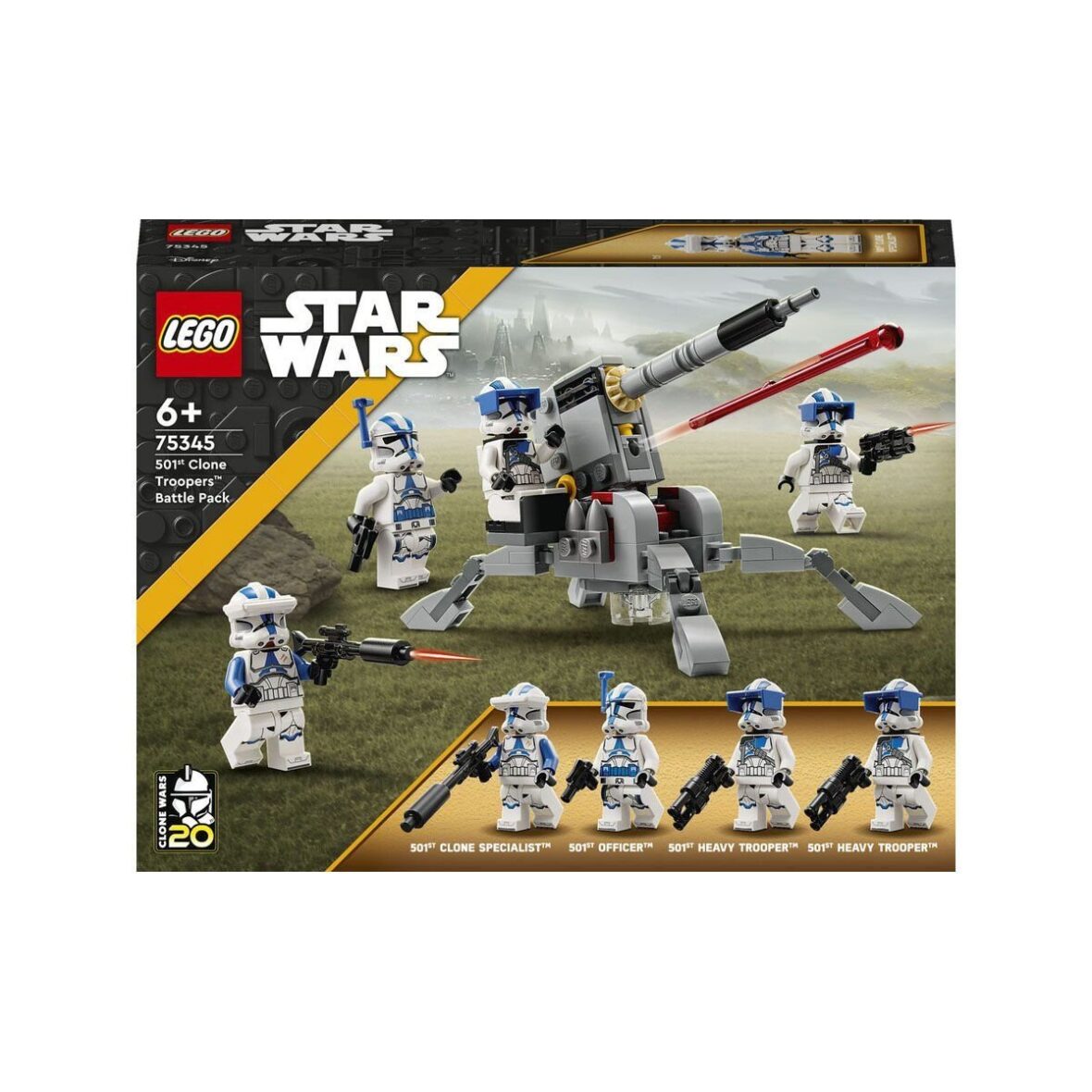 75345 LEGO® Star Wars™ – 501. Klon Trooperlar Savaş Paketi 119 parça +6 yaş