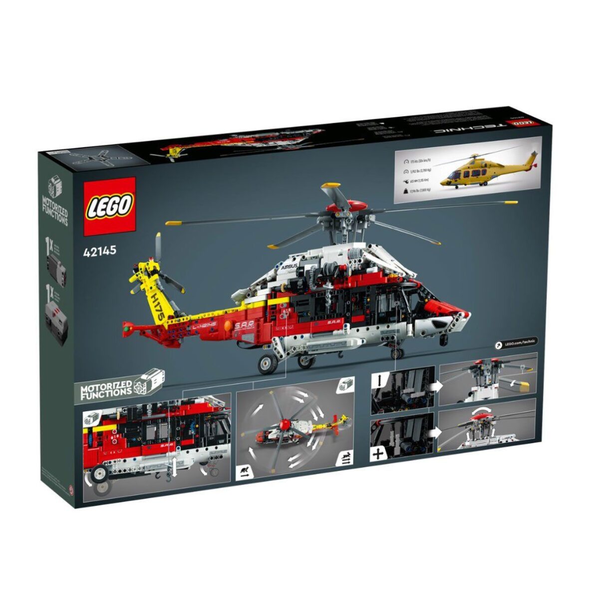 42145 LEGO® Technic -Airbus H175 Kurtarma Helikopteri 2001 parça +11 yaş