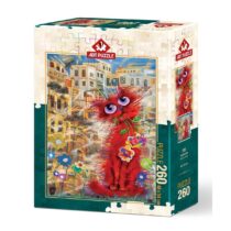 4582 Art Puzzle Kırmızı Kedi 260 Parça Puzzle