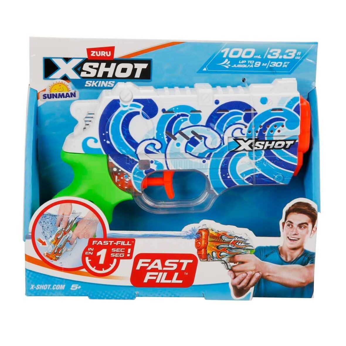 4582 X-Shot Skins Nano Fast Fill Su Tabancası 19 cm