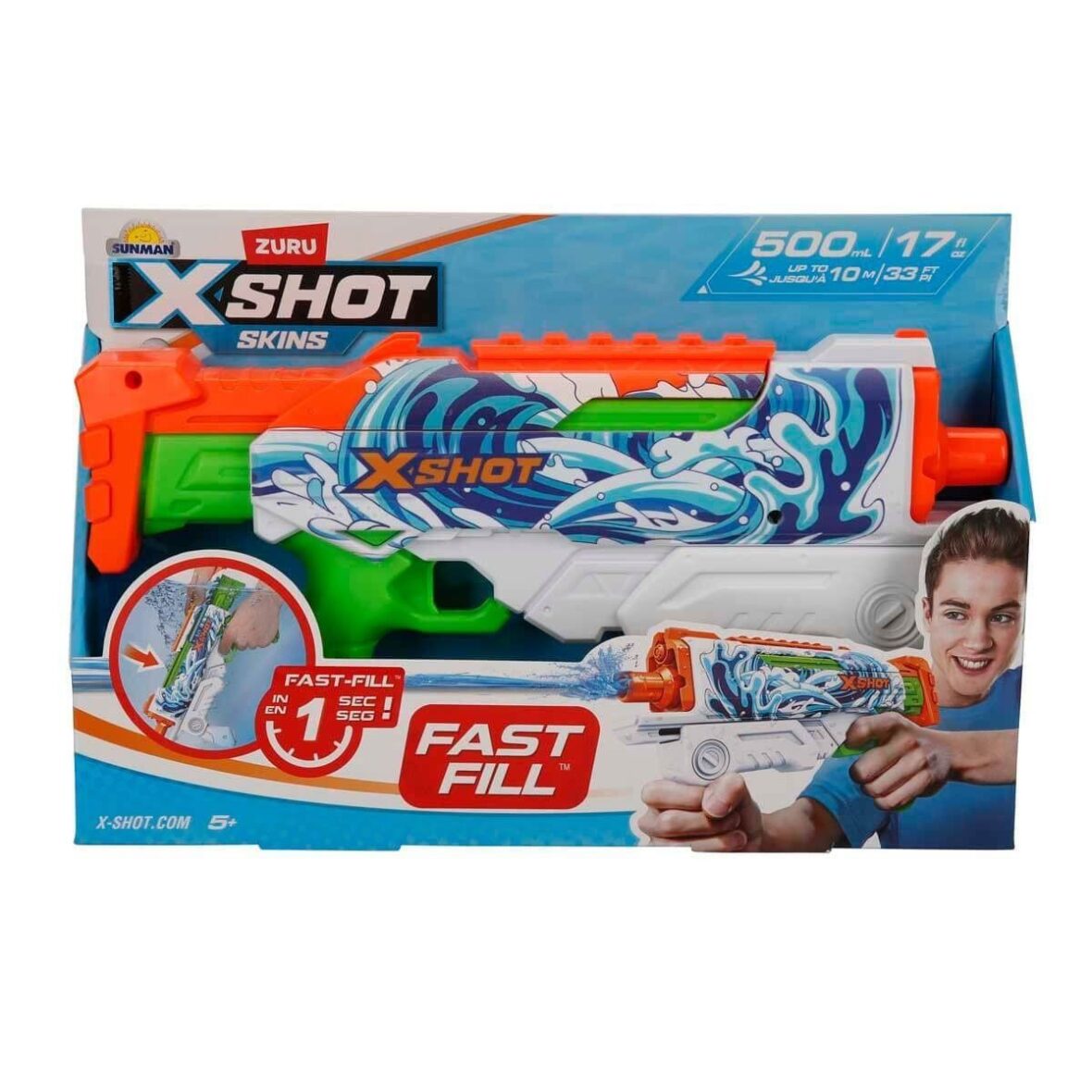 4583 X-Shot Skins Hyperload Fast Fill Su Tabancası 34 cm