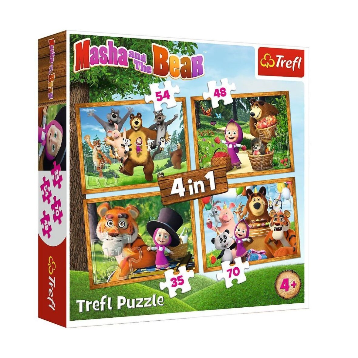 PUZZLE-34846 Disney 4IN1  Puzzle