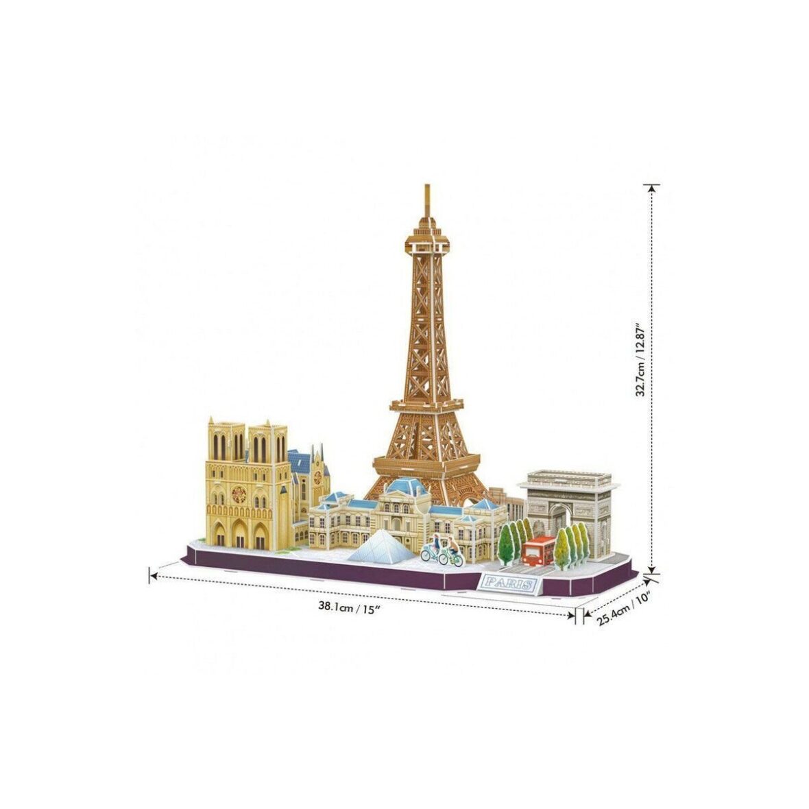 MC254H City Line Paris 3D Puzzle -Necotoys