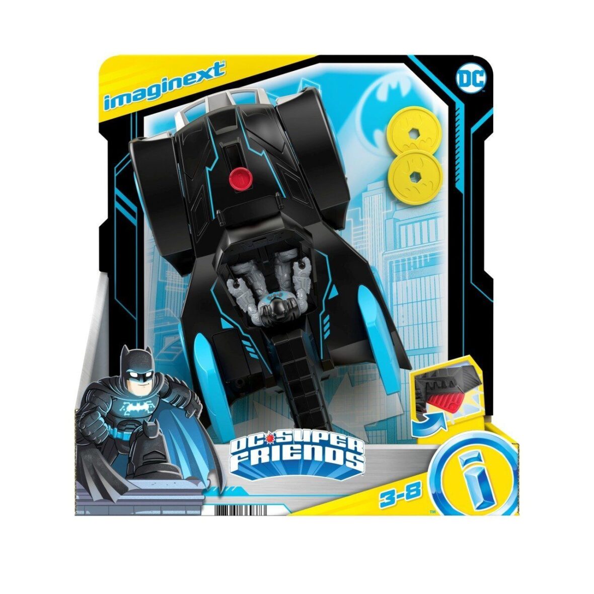 GWT24 Imaginext® DC Super Friends™ Bat-Tech Batmobil