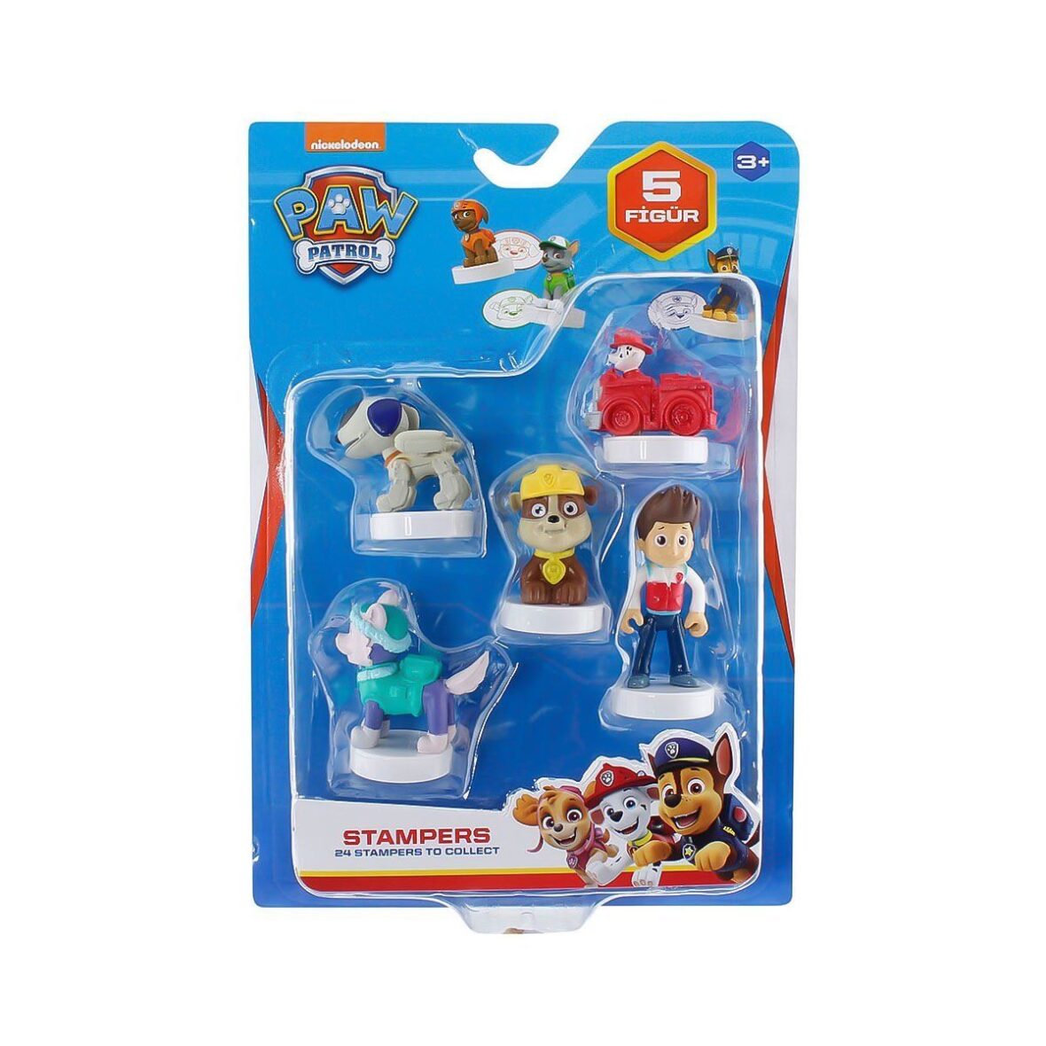 PMI PAW5040 Paw Patrol Stampers 5’li Figür Seti -Necotoys