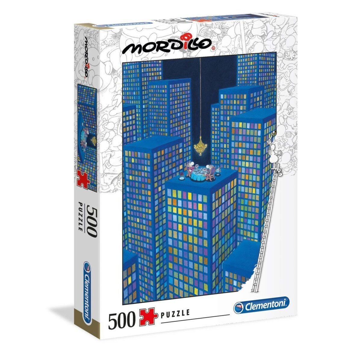 35077 Clementoni, Mordillo – The Dinner, 500 Parça Puzzle