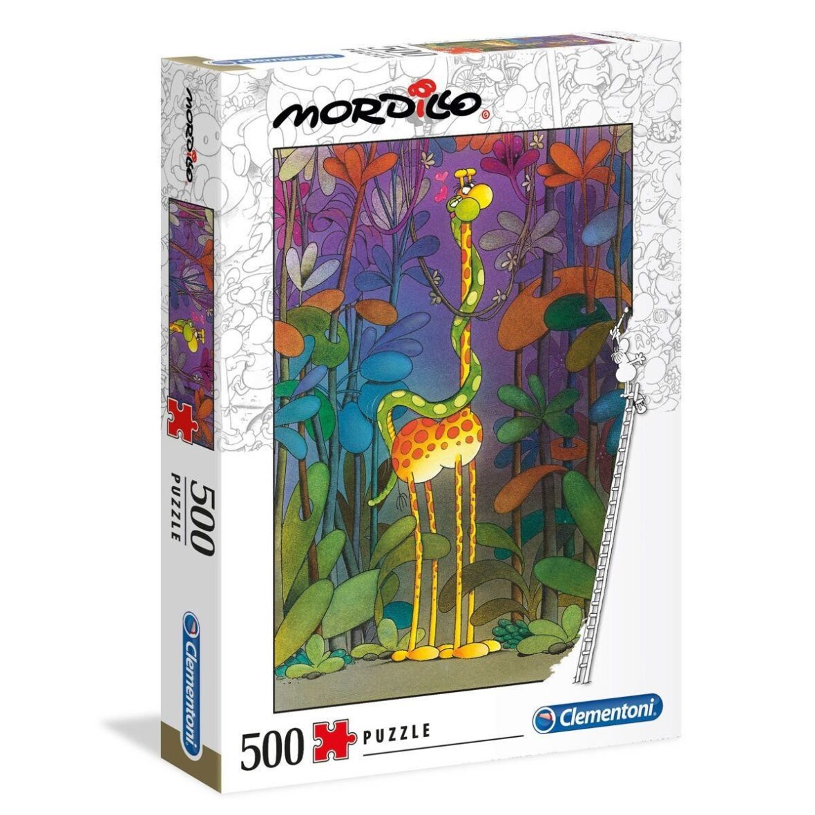 35079 Clementoni, Mordillo – The Lover, 500 Parça Puzzle