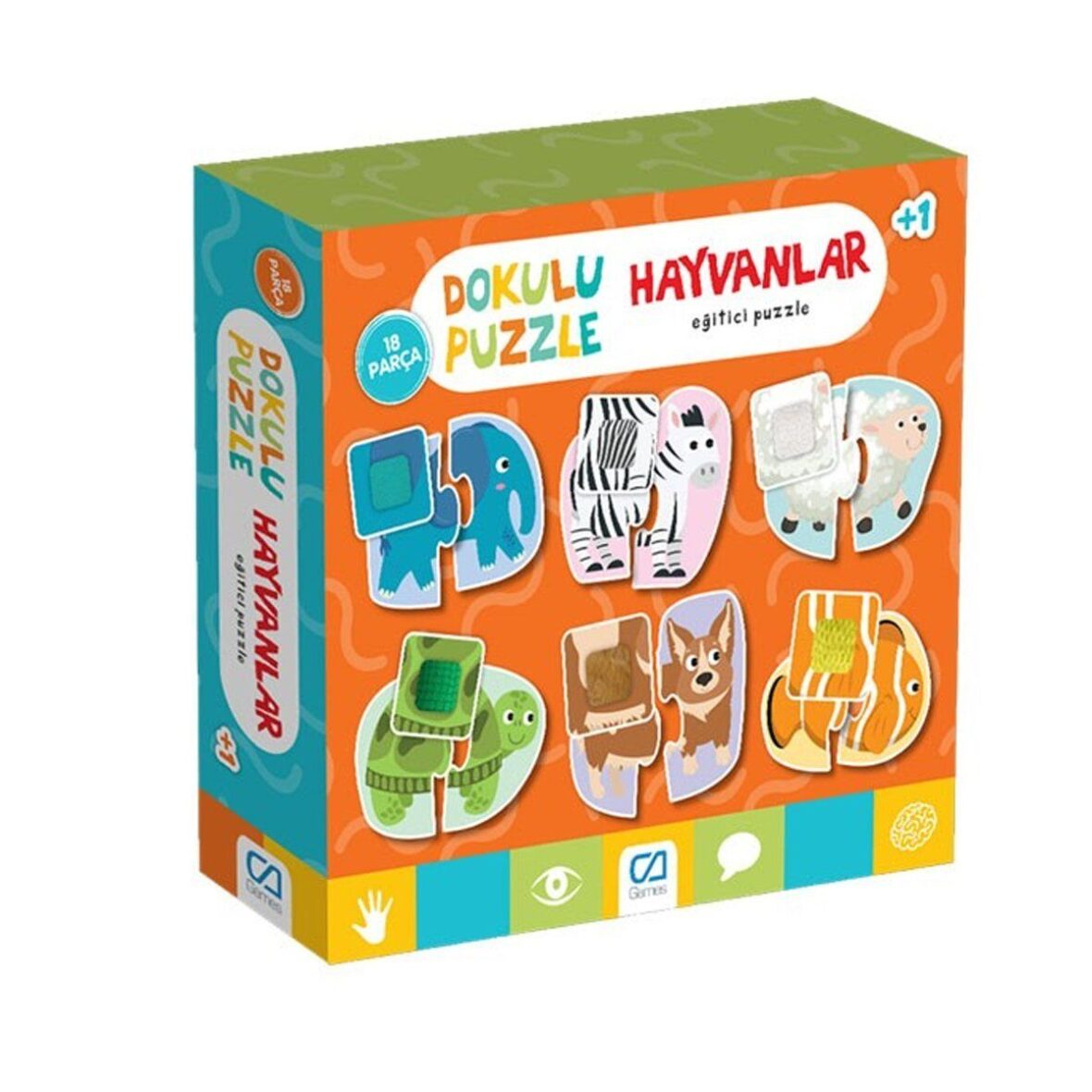 CA.5126 CA Games, Dokulu Hayvanlar Puzzle