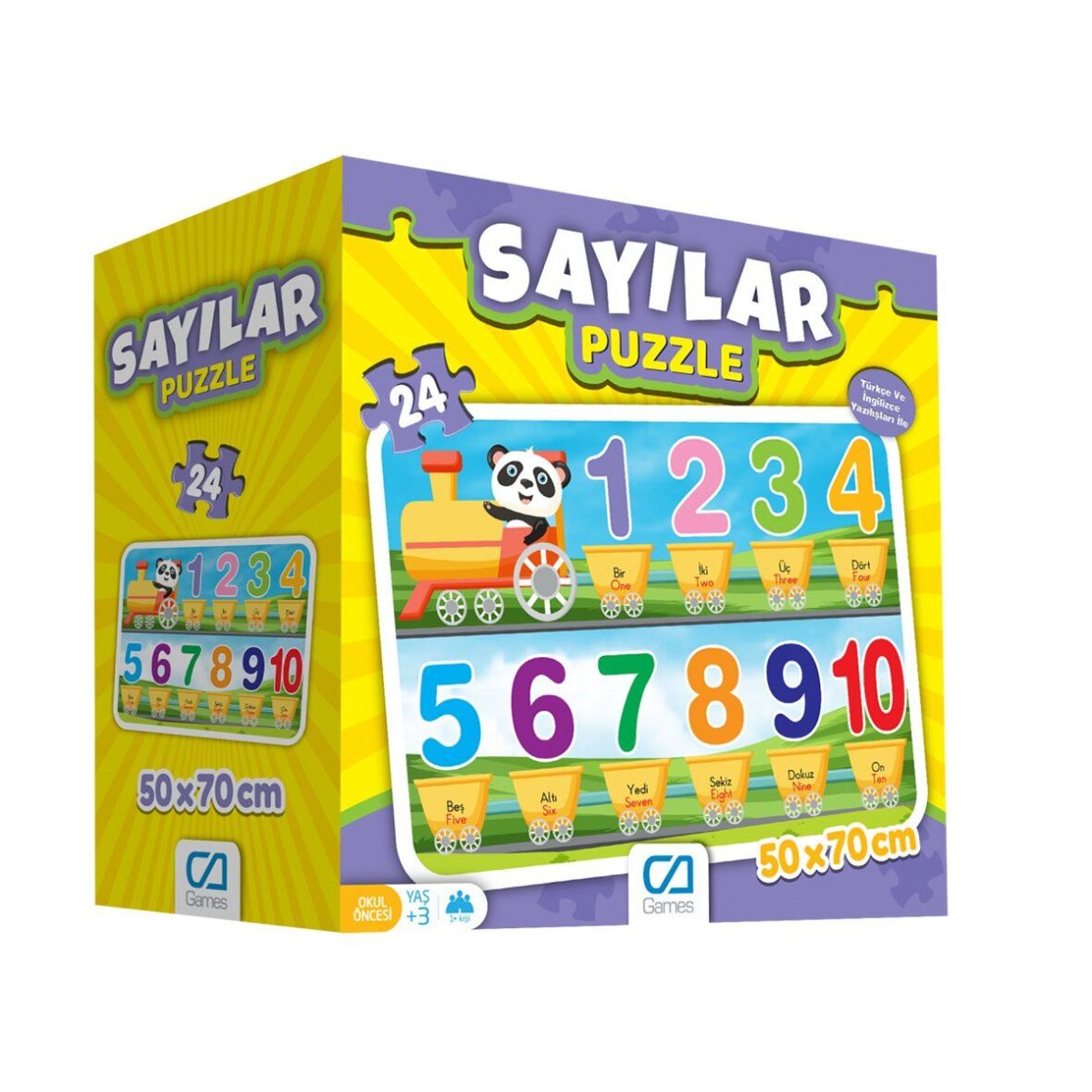 CAÇ5134 CA Games, Sayılar Eğitici Puzzle