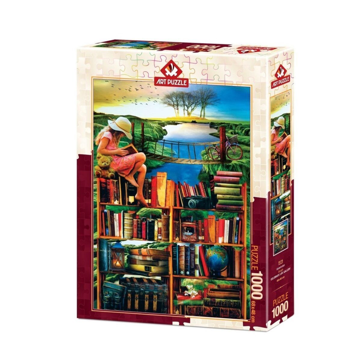 5174 Art Puzzle Gezgin 1000 Parça Puzzle