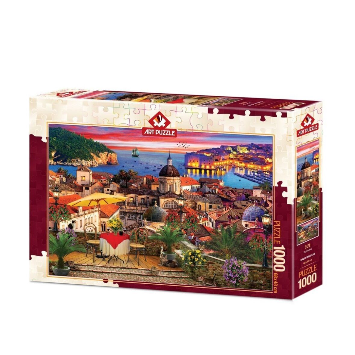 5178 Art Puzzle Dubrovnik 1000 Parça Puzzle