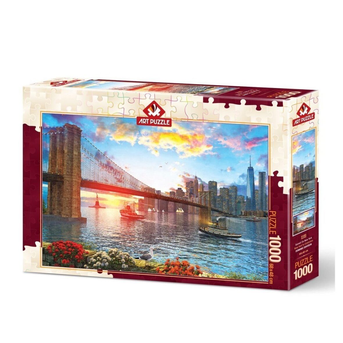 5185 New York’ta Günbatımı 1000 Parça Puzzle -Art Puzzle