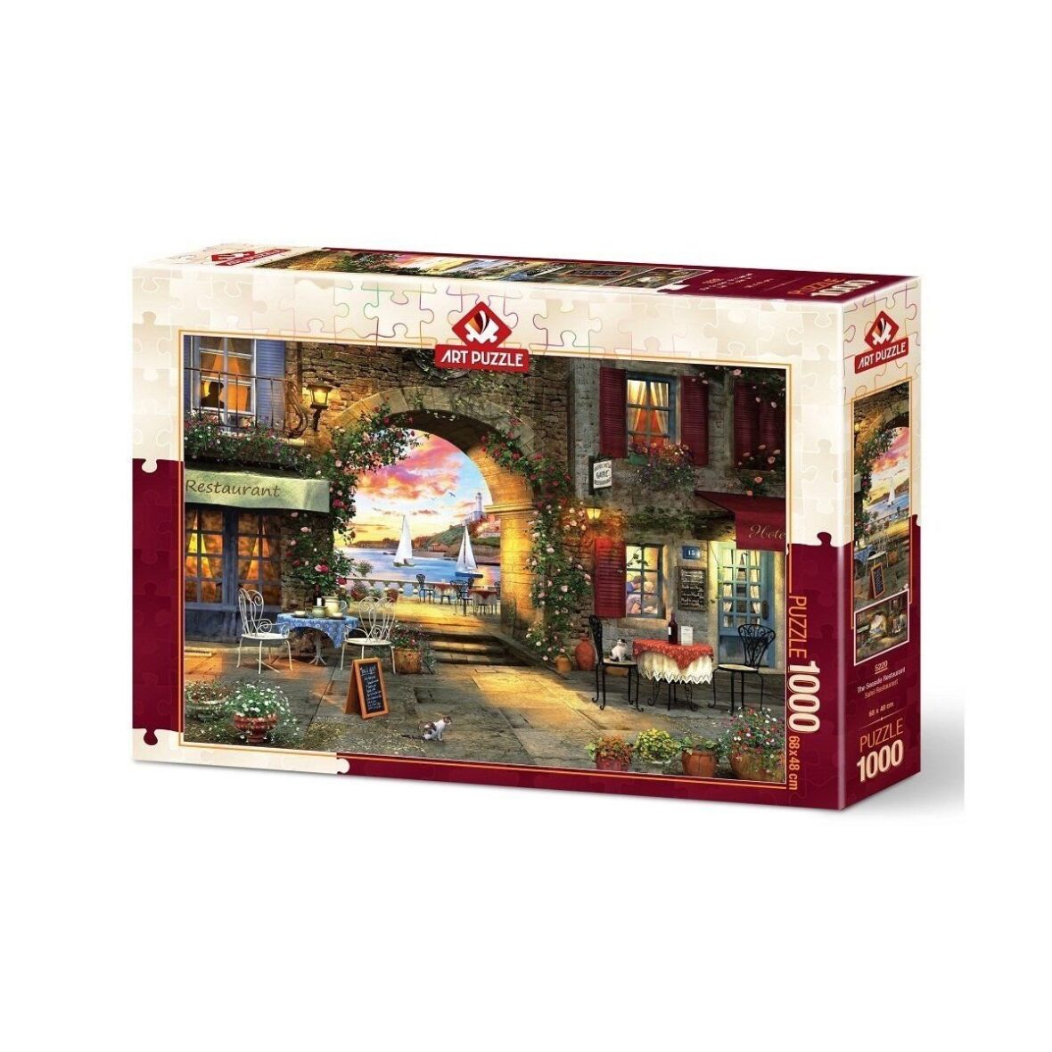 5220 Art Puzzle, Sahil Restaurant 1000 Parça Puzzle