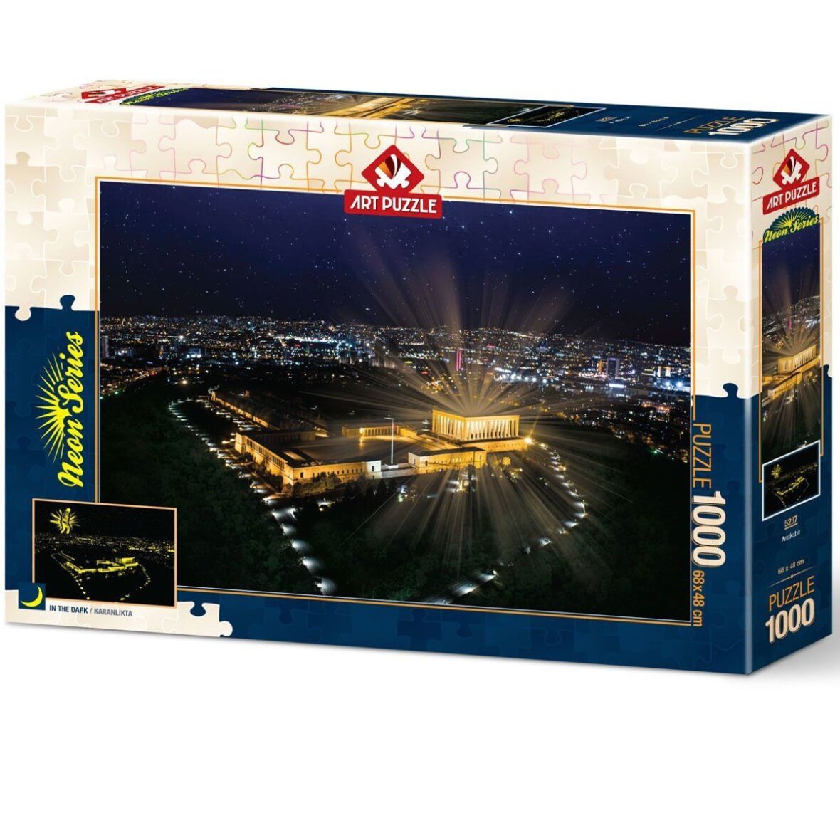 5237 Anıtkabir 1000 Parça Neon – Art Puzzle