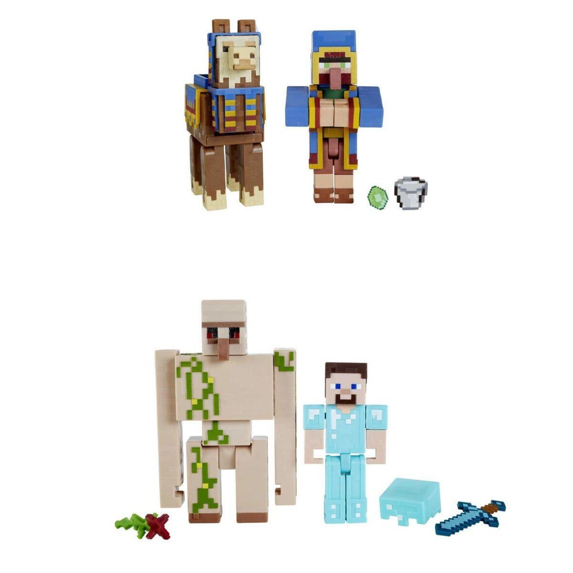 GTT53 Minecraft 3.25inch-8.25cm Figürler – İkili Paket