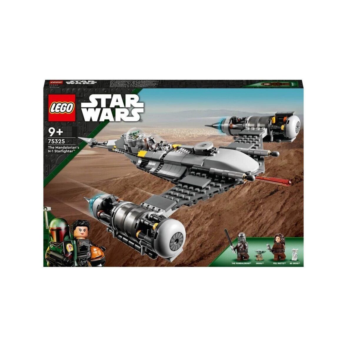 75325 LEGO® Star Wars™ Mandalorian’ın N-1 Starfighter™’ı 412 parça +9 yaş