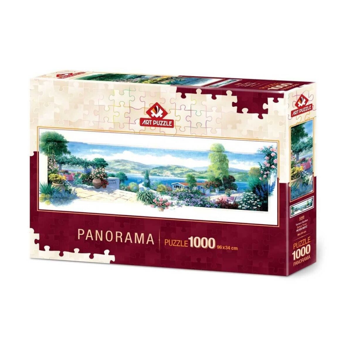 5348 Art Puzzle Bahçe Teras 1000 Parça Panorama Puzzle