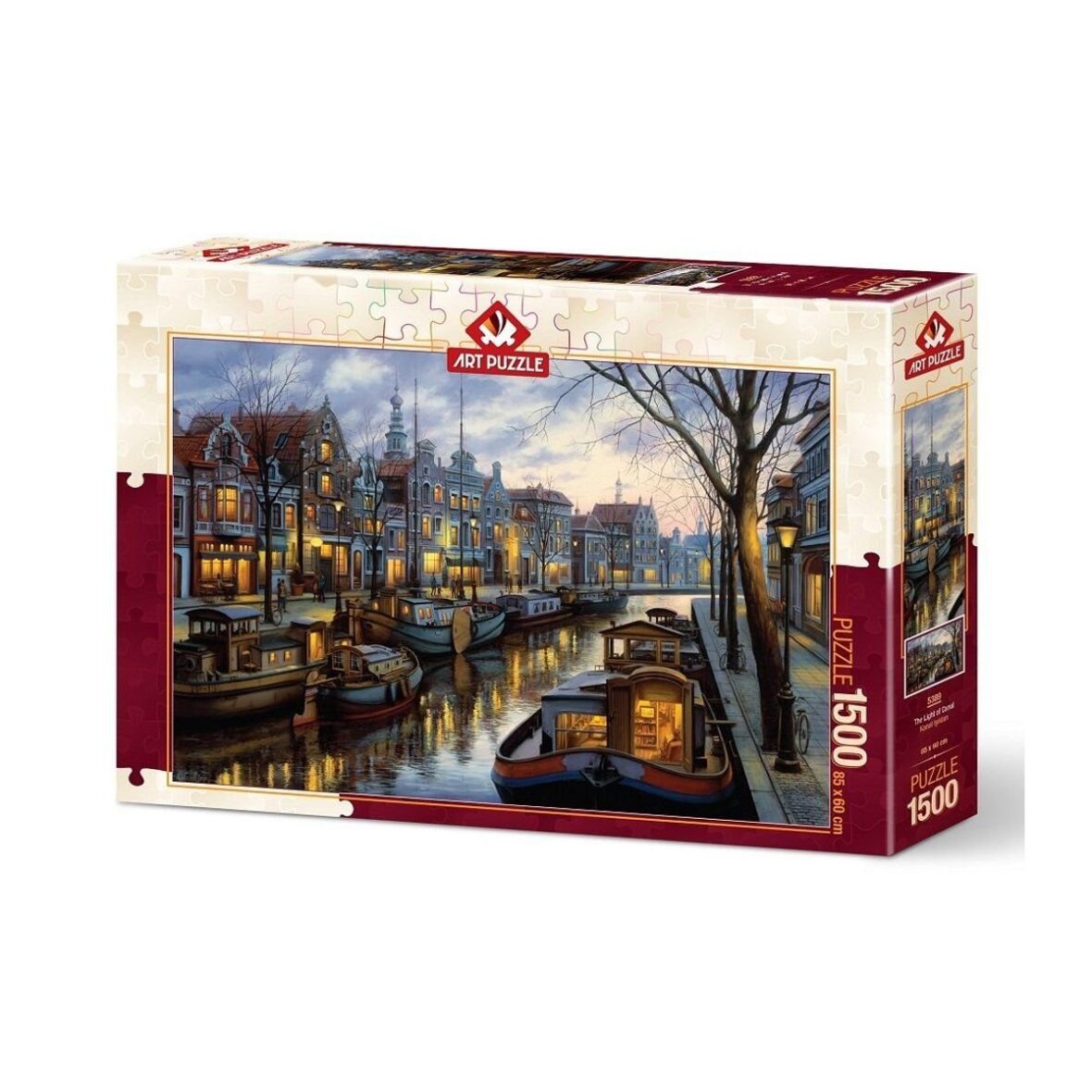 5389 Art Puzzle Kanal Işıkarı 1500 Parça Puzzle