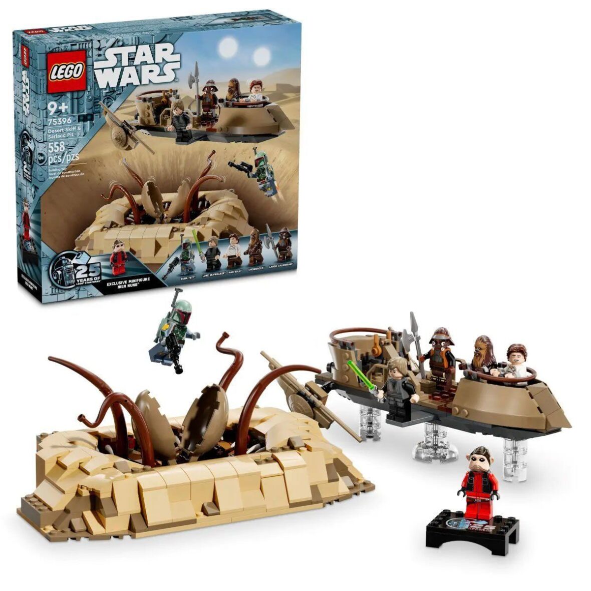 75396 Lego Star Wars Çöl Skiffi ve Sarlacc Çukuru 558 parça +9 yaş