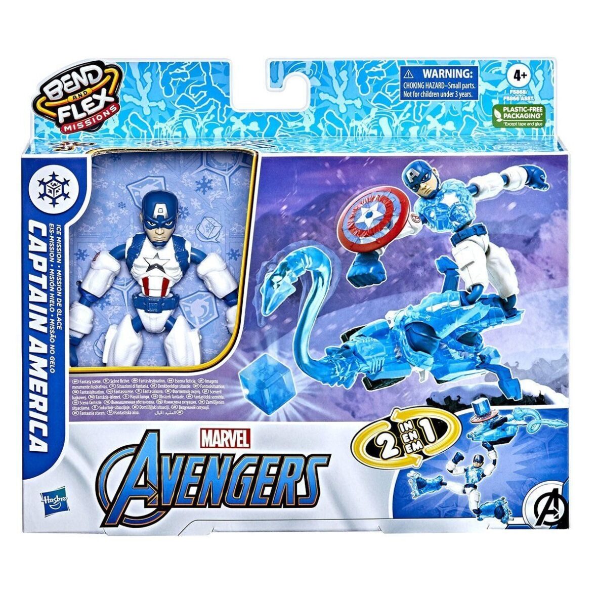 F5868 Avengers Bend Flex Captain America Buz Görevi