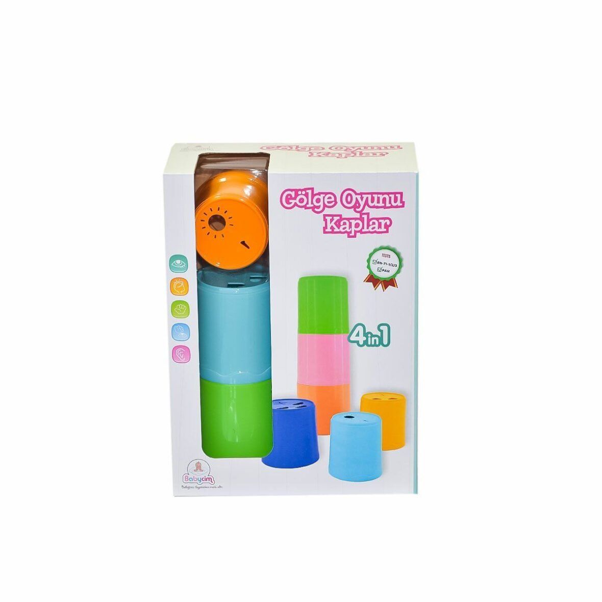 URT026-002 4IN1 Gölge Oyunu Kaplar – Birlik Toys