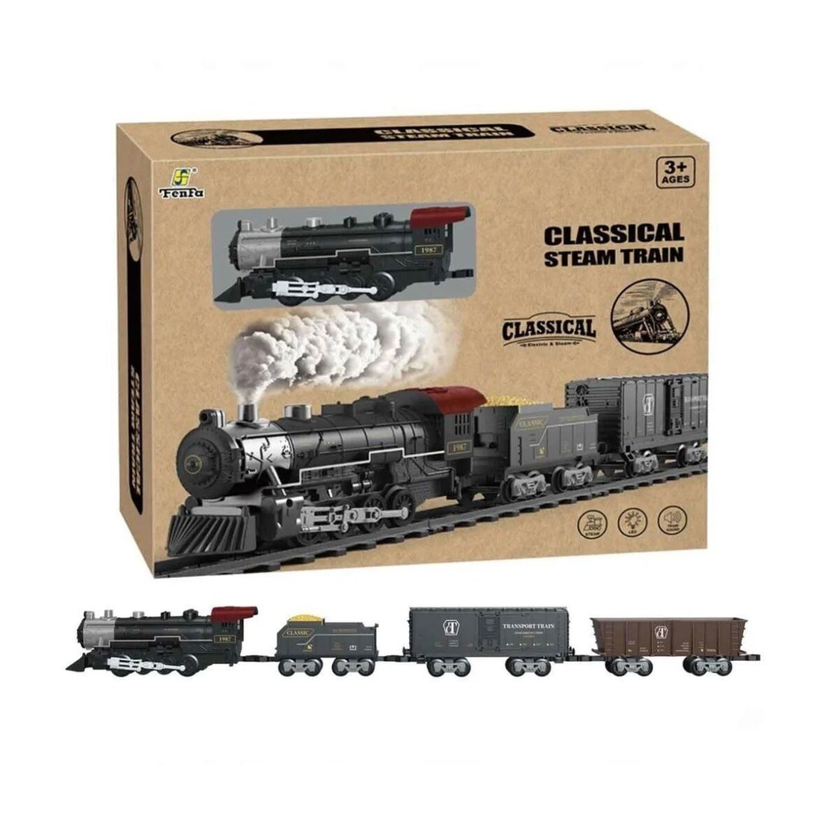 1613C BİG SCALE CLASSİCAL STEAM TRAİN SET