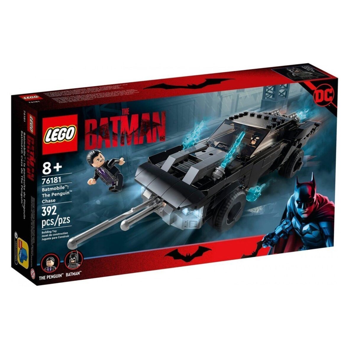 76181 LEGO® DC – Batmobil: Penguin™ Takibi, 392 parça, +8 yaş